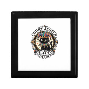 Court Jester Cat Funny Cat Lover Design - Court Je Gift Box