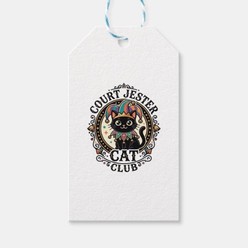 Court Jester Cat Funny Cat Lover Design - Court Je Gift Tags