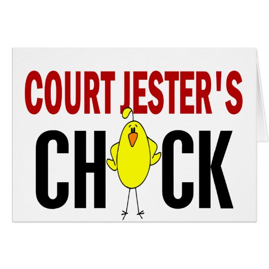 Court Jester’s Chick Cards (Front Horizontal)