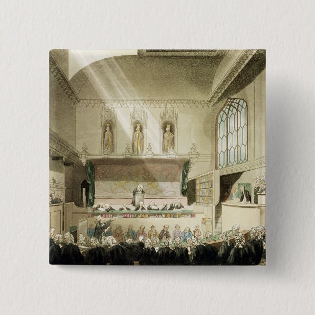 Court of King's Bench, Westminster Hall Pinback Button (Front)