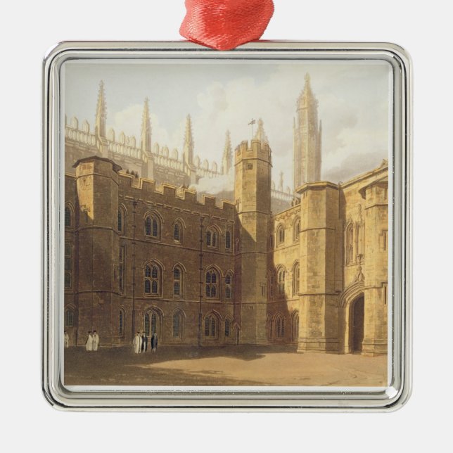 Court of King's College, Cambridge, from 'The Hist Metal Ornament (Front)