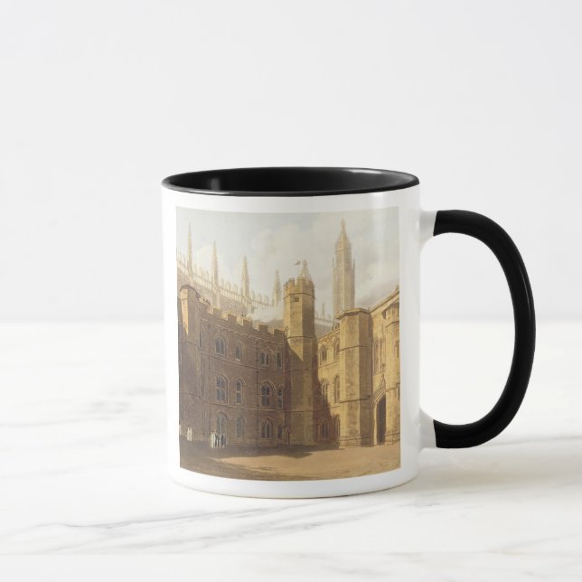 Court of King's College, Cambridge, from 'The Hist Mug (Right)