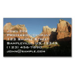 Court of the Patriarchs I at Zion National Park Business Card Magnet