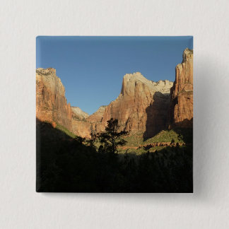 Court of the Patriarchs I at Zion National Park Button