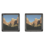 Court of the Patriarchs I at Zion National Park Cufflinks