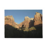 Court of the Patriarchs I at Zion National Park Doormat
