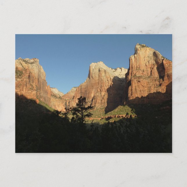 Court of the Patriarchs I at Zion National Park Postcard (Front)
