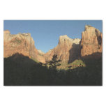 Court of the Patriarchs I at Zion National Park Tissue Paper