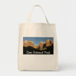 Court of the Patriarchs I at Zion National Park Tote Bag