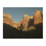 Court of the Patriarchs I at Zion National Park Wood Wall Art