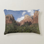 Court of the Patriarchs II at Zion National Park Accent Pillow