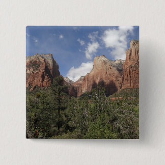 Court of the Patriarchs II at Zion National Park Button