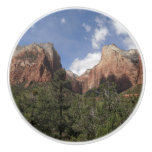 Court of the Patriarchs II at Zion National Park Ceramic Knob