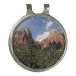 Court of the Patriarchs II at Zion National Park Golf Hat Clip