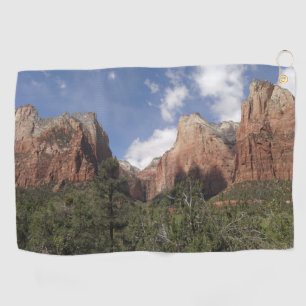 Court of the Patriarchs II at Zion National Park Golf Towel