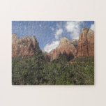 Court of the Patriarchs II at Zion National Park Jigsaw Puzzle