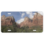 Court of the Patriarchs II at Zion National Park License Plate