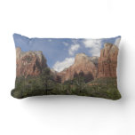 Court of the Patriarchs II at Zion National Park Lumbar Pillow