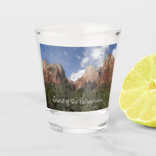 Court of the Patriarchs II at Zion National Park Shot Glass