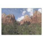 Court of the Patriarchs II at Zion National Park Tissue Paper