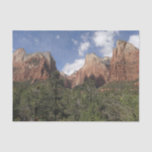 Court of the Patriarchs II at Zion National Park Tissue Paper