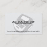 Court Reporter Black Steno Machine Business Cards