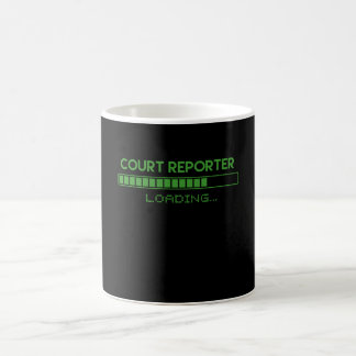 Court Reporter Loading Coffee Mug