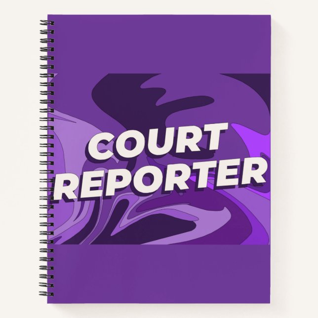 Court Reporter Notebook (Front)
