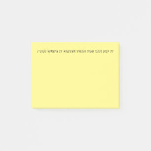 Court reporter sticky notes, Post-it Notes