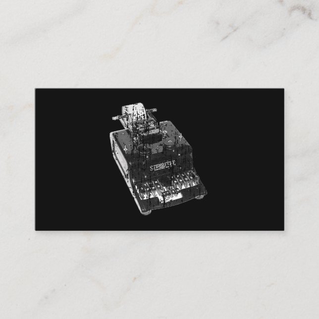 Court Reporting Business Card (Front)