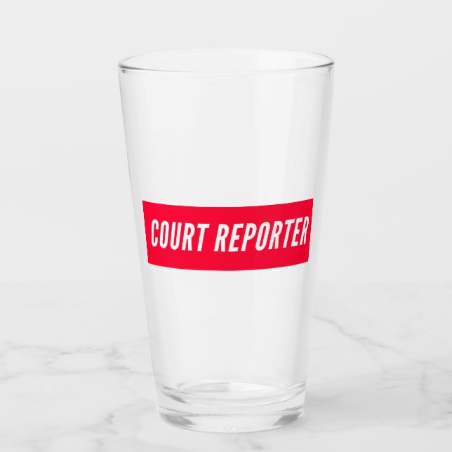 Court Reporting Cup (Front)