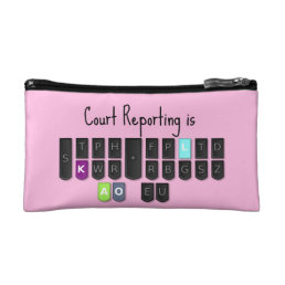 Court Reporting is Cool Steno Keyboard Clutch