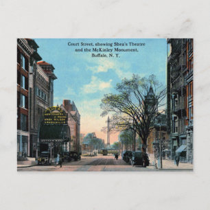 Court St., Shea's Theatre, Buffalo, NY Vintage Postcard