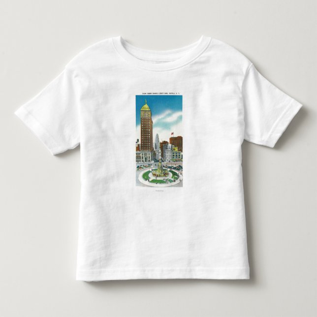 Court Street View of Liberty Bank Bldg Toddler T-shirt (Front)