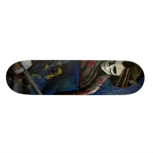 Courtesan and Samisen Skateboard Deck