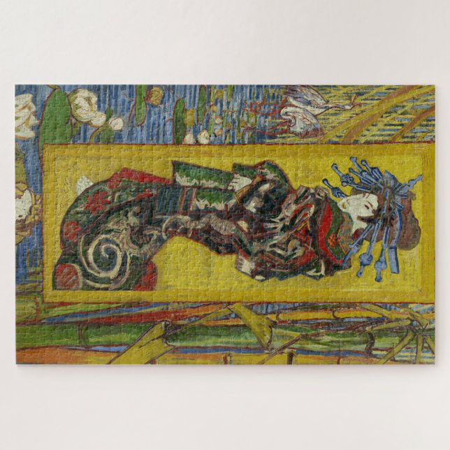 Courtesan by Van Gogh Jigsaw Puzzle (Horizontal)