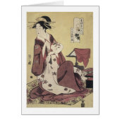 Courtesan Hinaziru, Eishi, 1790s (Front)