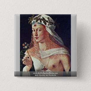 Courtesan (Portrait Of Lucrezia Borgia?) Pinback Button