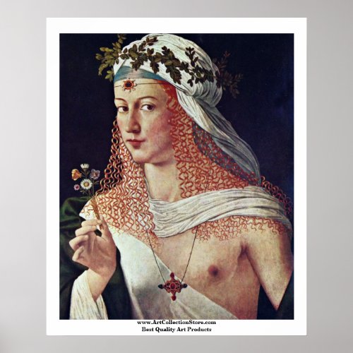 Courtesan Portrait Of Lucrezia Borgia Poster
