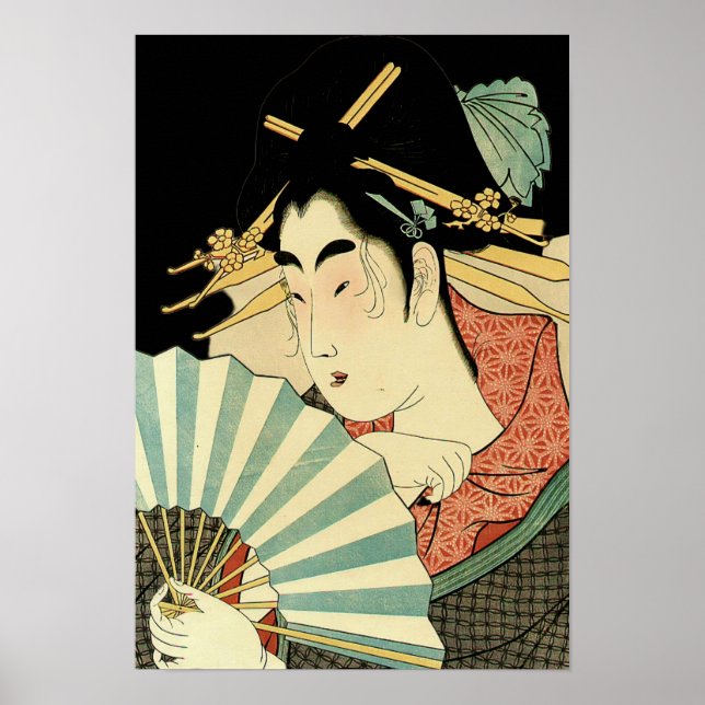 Courtesan with Ogi Fan  Poster (Front)
