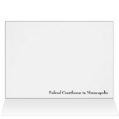 Courthouse Facade and Plaza in Minneapolis (Inside Horizontal (Top))