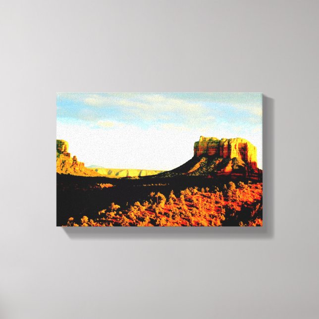 courthouse rock wrapped canvas print (Front)