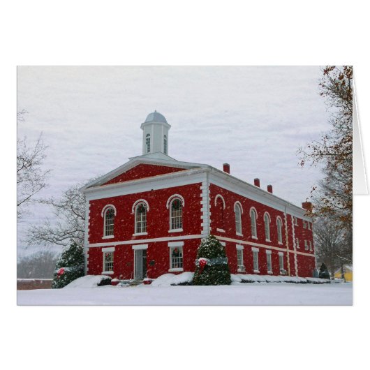Courthouse Snow Cards (Front Horizontal)