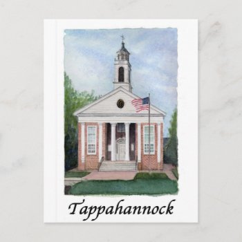 Courthouse Tappahannock Postcard by mlmmlm777art at Zazzle
