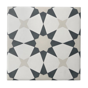  courtly black star tiles