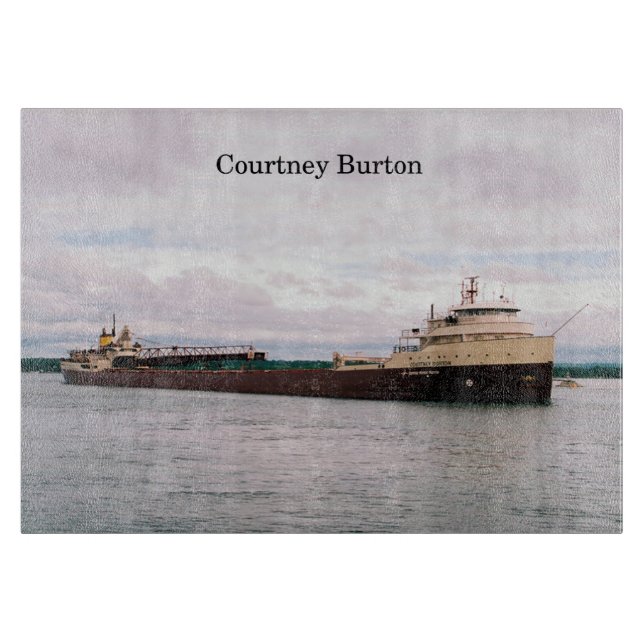 Courtney Burton cutting board (Front)