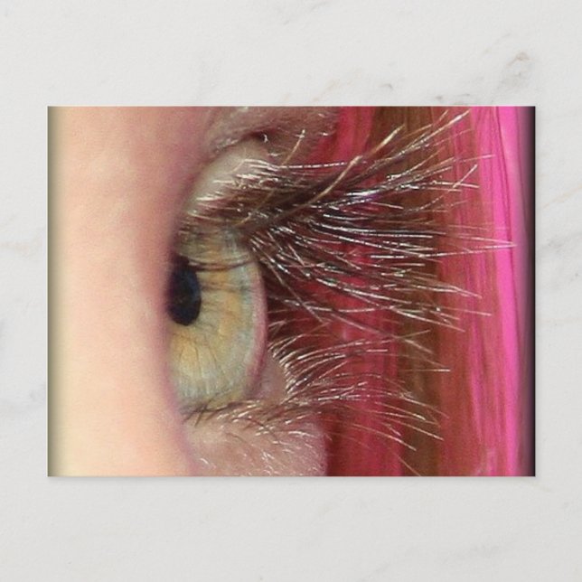 courtney eyeball framed postcard (Front)