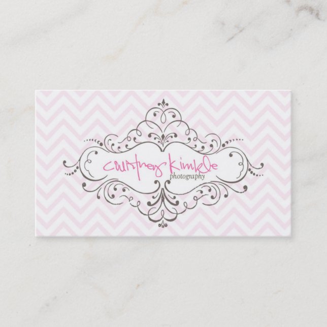 Courtney Kimble Photography Business Card (Front)