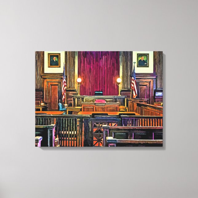 Courtroom Canvas Print (Front)