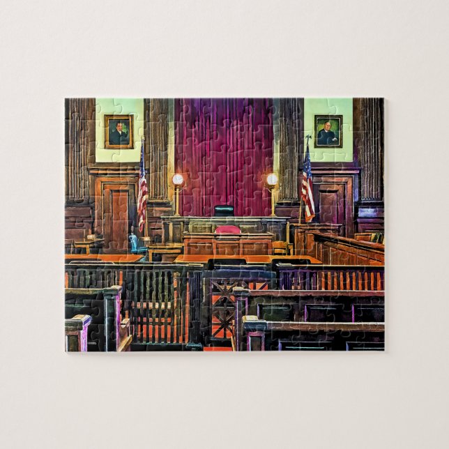Courtroom Jigsaw Puzzle (Horizontal)